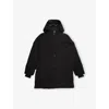 Canada Goose Logo-patch Padded Midi Coat In Black