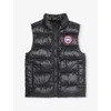 Canada Goose Black - Noir Youth Crofton Padded Shell-down Gilet 2-7 In Black