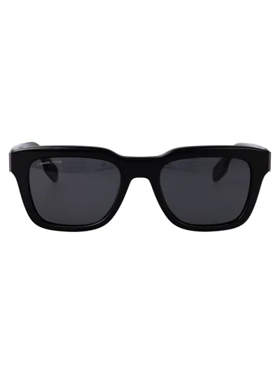 CANADA GOOSE CANADA GOOSE BLACK ACETATE SUNGLASSES