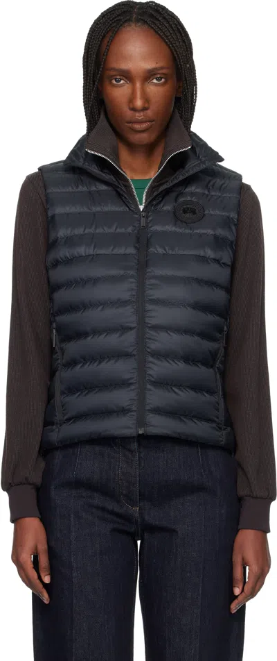 Canada Goose Black Aethera Down Vest In Blue