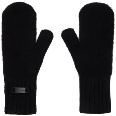Canada Goose Black Alpaca Mittens