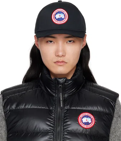 Canada Goose Black Arctic Disc Adjustable Cap In 61