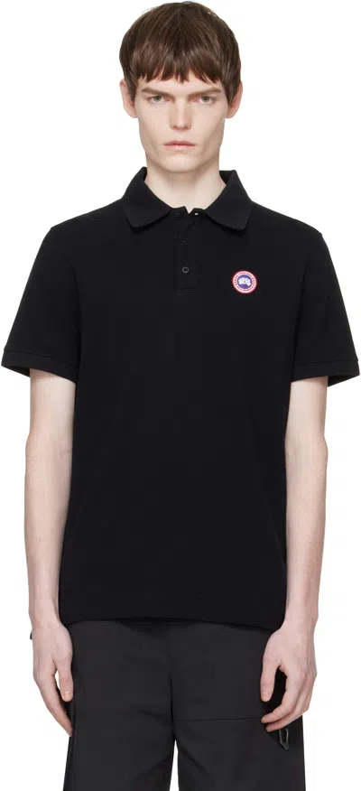 Canada Goose Lanvin Grey Embroidered Logo Cotton Sweatshirt In Black