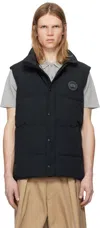 Canada Goose Garson Black Label Padded Gilet In 61