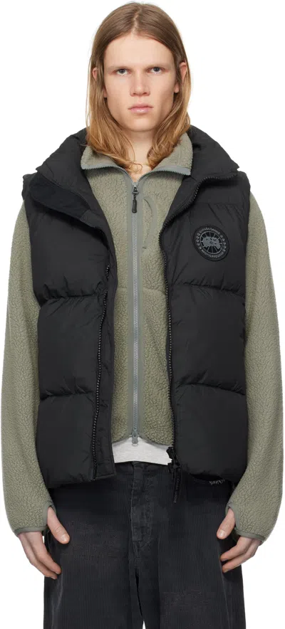 Canada Goose Black 'black Label' Lawrence Down Waistcoat In 61