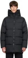 CANADA GOOSE BLACK 'BLACK LABEL' LAWRENCE PUFFER DOWN JACKET