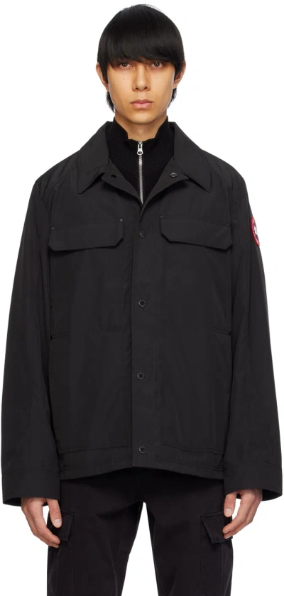 Canada Goose Burnaby Chore Coat In Black