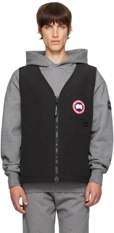 CANADA GOOSE BLACK CANMORE VEST