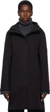 Shop Canada Goose Black Cardero Rain Coat In 61 Black - Noir
