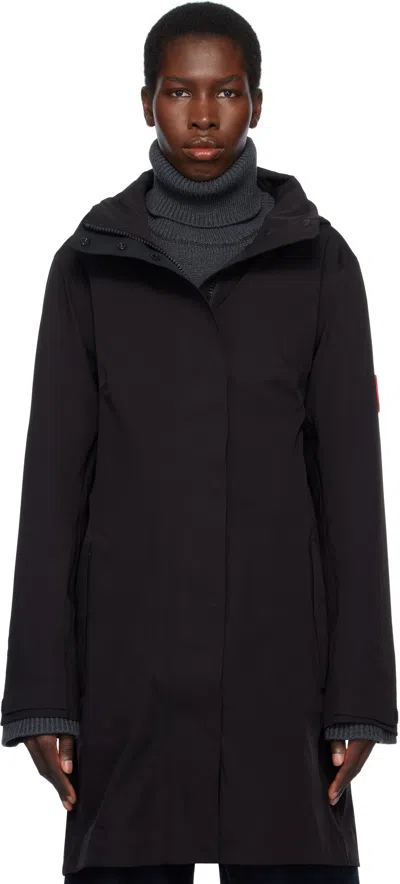 Canada Goose Black Cardero Rain Coat In 61 Black - Noir