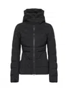 Canada Goose Black Clair Jacket Frontal Zip Closure In Black