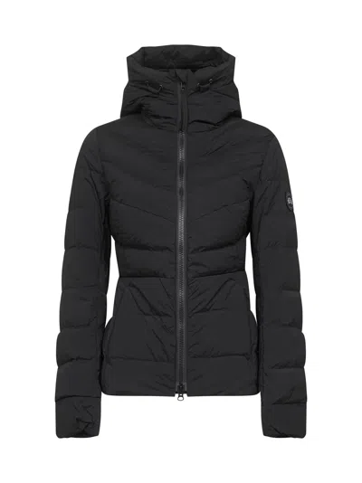 Canada Goose Women Black Clair Black Label Hooded Jacket
