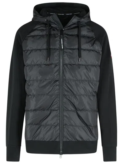 Canada Goose Hybridge Huron Zippered Jacket In Black