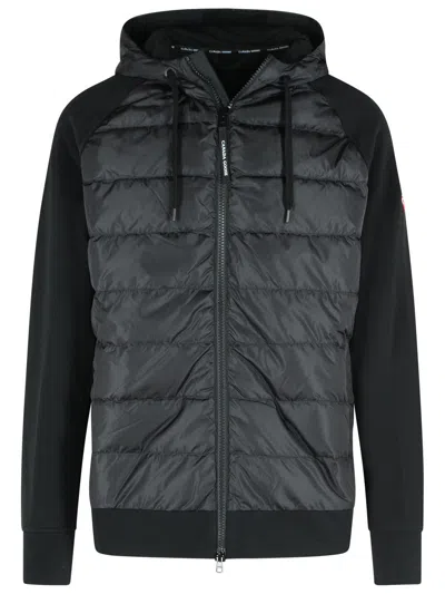 CANADA GOOSE CANADA GOOSE BLACK COTTON BLEND JACKET MEN