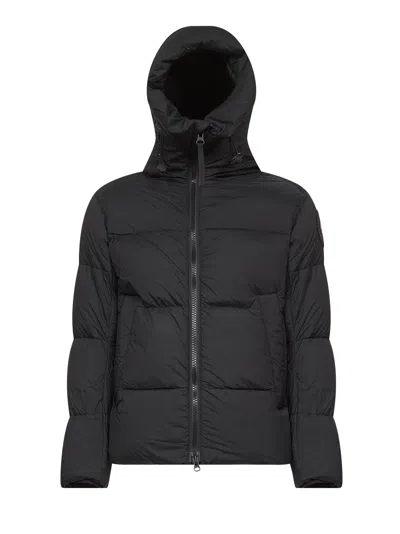 Canada Goose Black Crofton Black Label Hooded Padded Jacket