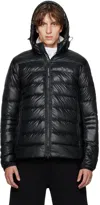 Canada Goose Crofton Quilted Shell-down Hooded Jacket In Black - Noir