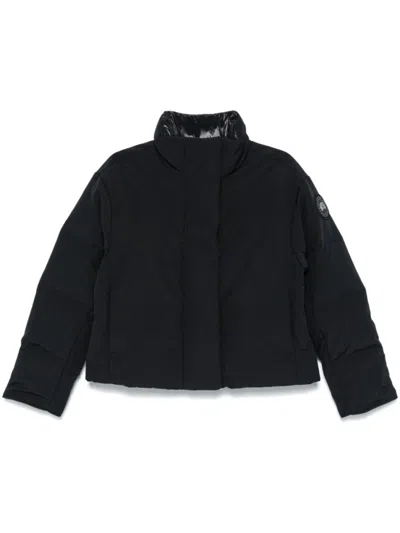 CANADA GOOSE BLACK CROPPED JACKET