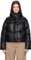 Canada Goose Cypress Short Down Jacket In 61 Black - Noir