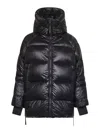 Canada Goose Black Cypress Hooded Puffer Jacket In Brown
