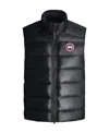 Canada Goose Crofton Recycled Nylon Down Vest In Black
