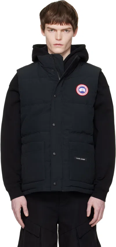 Canada Goose Black Freestyle Crew Down Vest