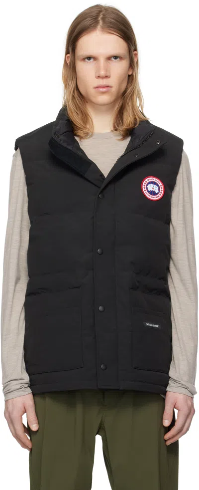 Canada Goose Black Freestyle Crew Down Vest