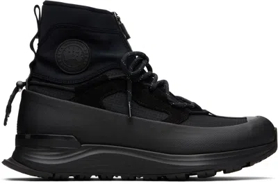 Canada Goose Black Glacier Trail High Sneakers