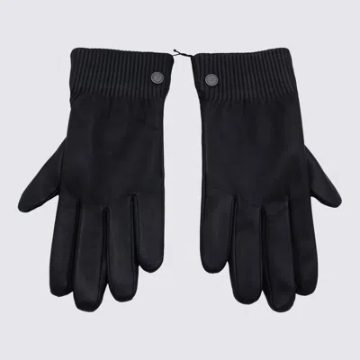 Canada Goose Black Gloves In Brown