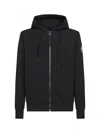 Canada Goose Hooded Sweater With Front Pockets And Ribbed Cuffs In Black