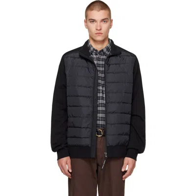 Canada Goose Black Hybridge Huron Full Zip Down Jacket In 9061 Black - Noir