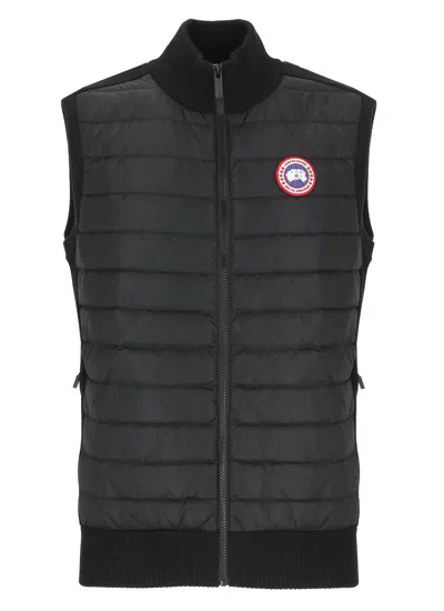 Canada Goose Black Hybridge Knit Padded Vest