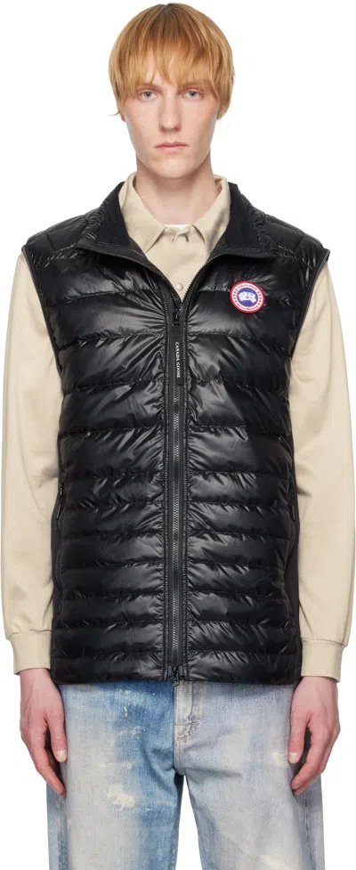 Canada Goose Black Hybridge Lite Down Vest In 61