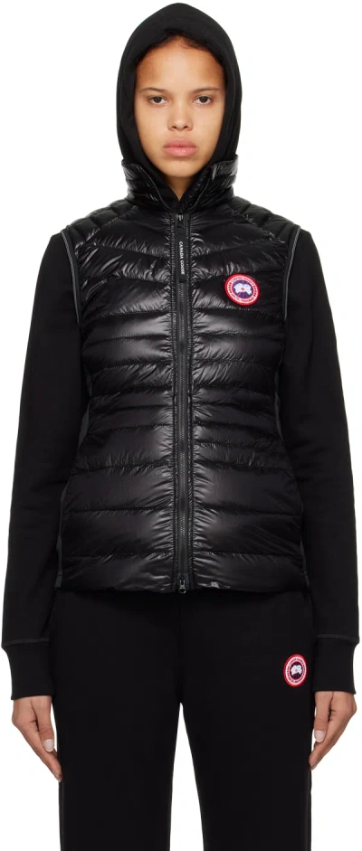 CANADA GOOSE BLACK HYBRIDGE LITE TECH DOWN VEST