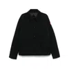 Canada Goose Nylon Jacket With Long Sleeves And Collar In Black
