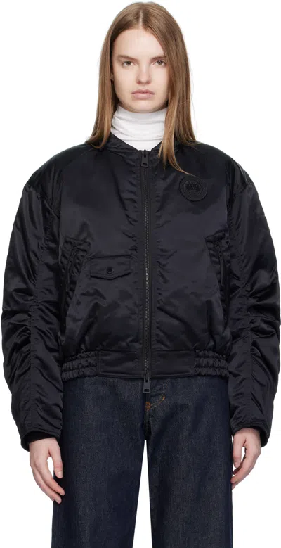 Canada Goose Black Jade Down Bomber Jacket