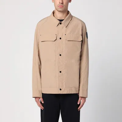 Canada Goose Black Label Burnaby Desert Sand Shirt Jacket In Beige