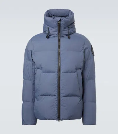 Canada Goose Black Label Crofton Down Jacket In Blue