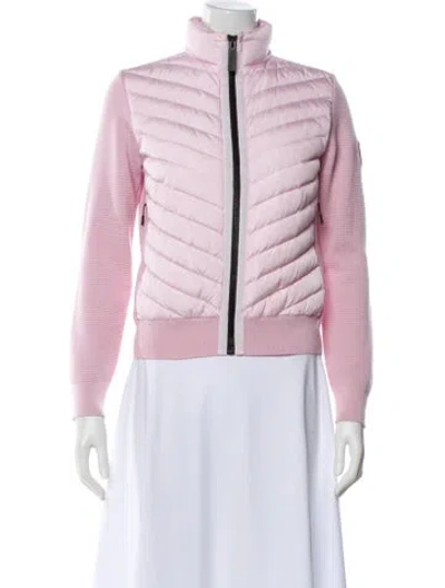Pre-owned Canada Goose Black Label Hybridge Wool Down Jacket In Pink