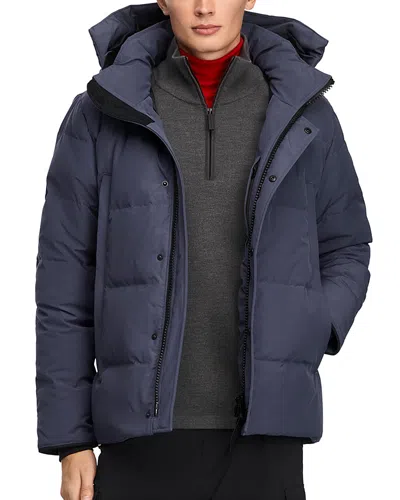Canada Goose Black Label Wyndham Down Parka In Blue
