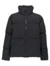 Canada Goose Black Lawrence Down Jacket In Black