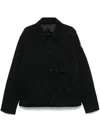 Canada Goose Nylon Jacket With Long Sleeves And Collar In Black