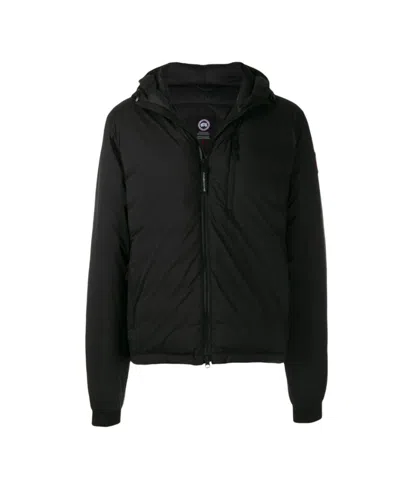 Canada Goose Black Lodge Hoody Short Down Jacket