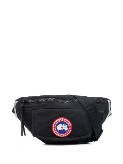 Canada Goose Black Logo Patch Belt Bag