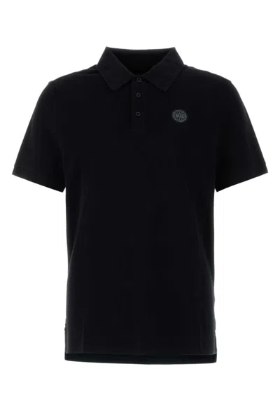 Canada Goose Black Logo Patch Polo