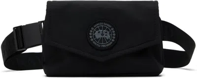 CANADA GOOSE BLACK MINI WAIST PACK BELT BAG