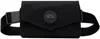 Canada Goose Black Mini Waist Pack Pouch In 61 Black