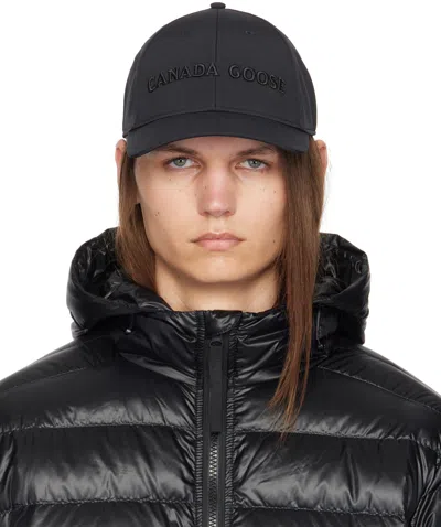 Canada Goose Black New Tech Cap In Black - Noir