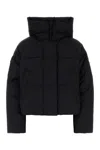 Canada Goose Hooded Long Sleeve Puffer Jacket In Black