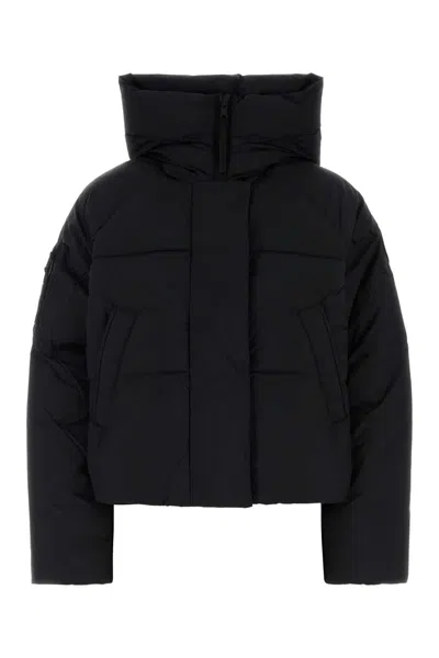 CANADA GOOSE BLACK NYLON CHILLIWACK DOWN JACKET