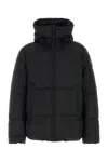 Canada Goose Black Nylon Crofton Down Jacket In Black